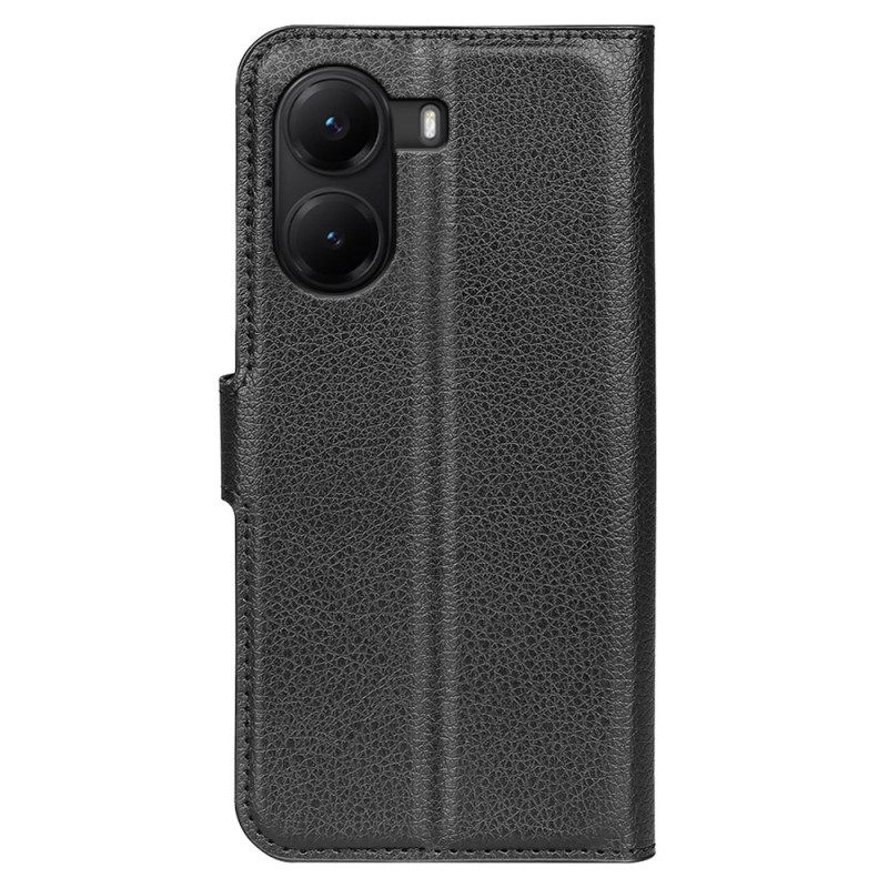 Nahkakotelo Poco X7 Pro 5g Litsi-keinonahka