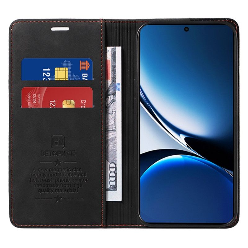 Nahkakotelo Poco X7 Pro 5g Puhelinkuoret Betopnice-mokkanahkaefekti