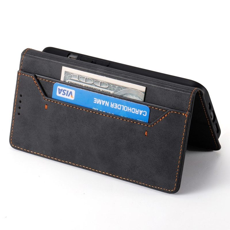 Nahkakotelo Poco X7 Pro 5g Vintage-nahkaefekti