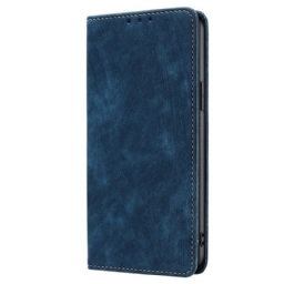 Nahkakotelo Poco X7 Pro 5g Vintage Rfid-lompakko