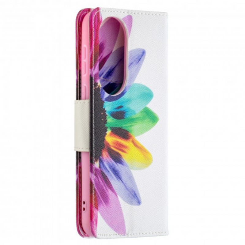Flip Case Huawei P50 Flower Watercolour