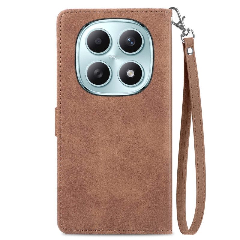 Kotelot Xiaomi Redmi Note 15 5g Kukkakuvioinen Pitsihihna