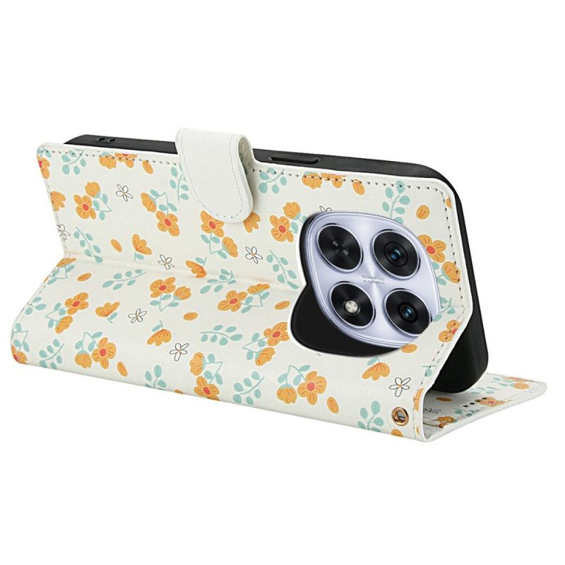 Kuoret Xiaomi Redmi Note 15 5g Kukkakuvioinen Hihna