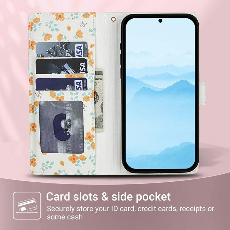 Kuoret Xiaomi Redmi Note 15 5g Kukkakuvioinen Hihna