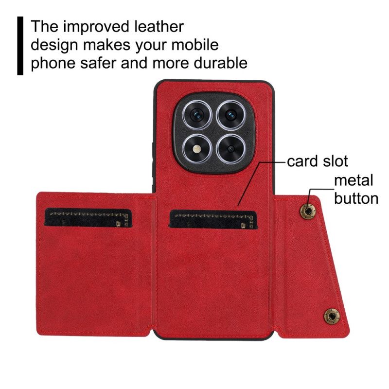 Kuori Xiaomi Redmi Note 15 5g Korttikotelo Ja Integroitu Jalusta