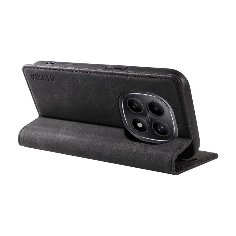 Nahkakotelo Xiaomi Redmi Note 15 5g Puhelinkuoret Yikatu Mokkanahkakuvio