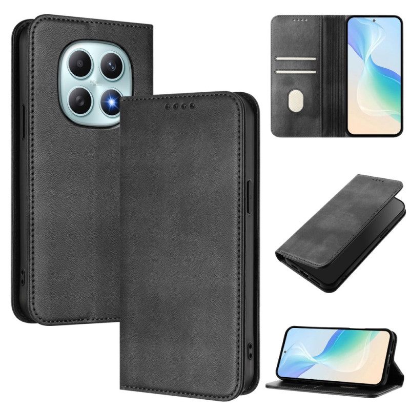 Nahkakotelo Xiaomi Redmi Note 15 5g Retro Rfid-suojauksella