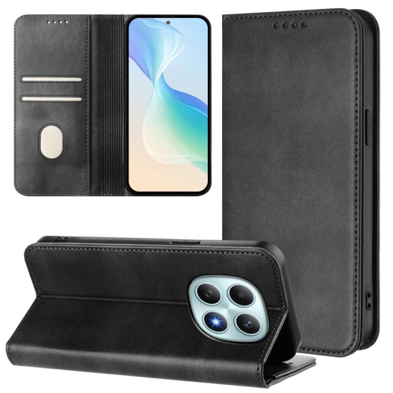 Nahkakotelo Xiaomi Redmi Note 15 5g Retro Rfid-suojauksella