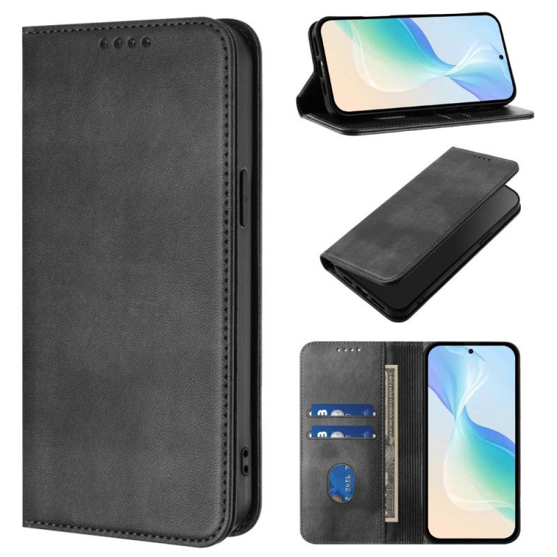 Nahkakotelo Xiaomi Redmi Note 15 5g Retro Rfid-suojauksella