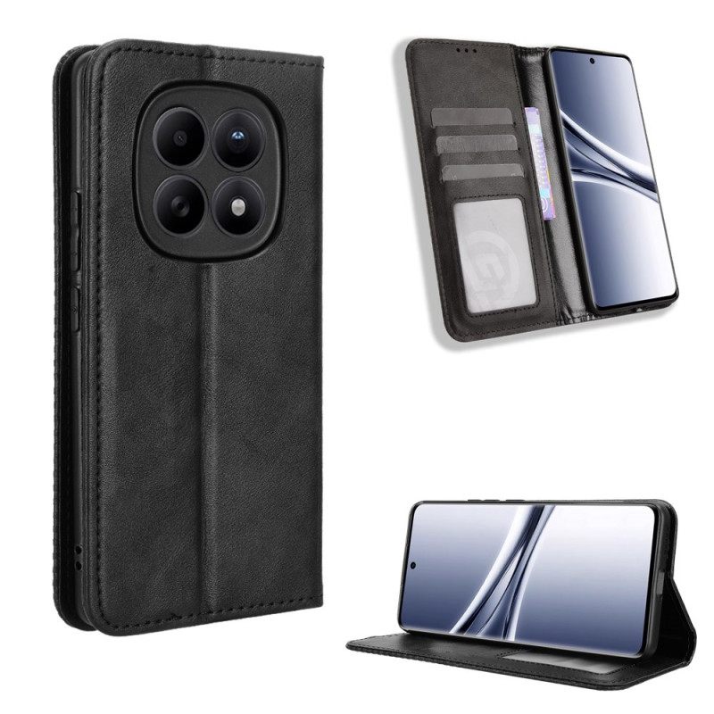 Nahkakotelo Xiaomi Redmi Note 15 5g Vintage-reunus Suojakuori