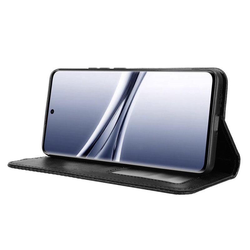 Nahkakotelo Xiaomi Redmi Note 15 5g Vintage-reunus Suojakuori