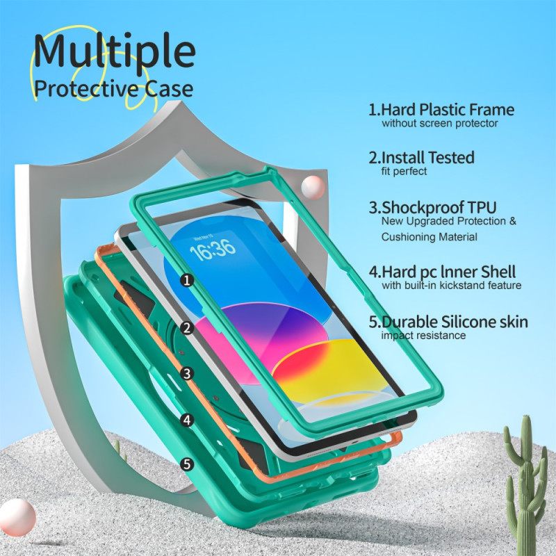 Case iPad (2025) Puhelinkuoret Lasten Dinosauruskahva Ja Jalusta