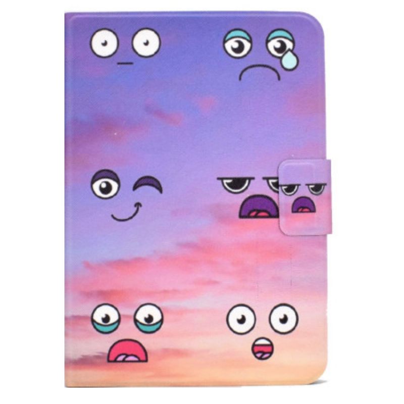 Kotelot iPad (2025) Hauskat Kasvot Suojakuori