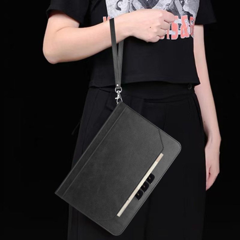 Kotelot iPad (2025) Lompakko- Ja Handsfree-jalusta Suojakuori