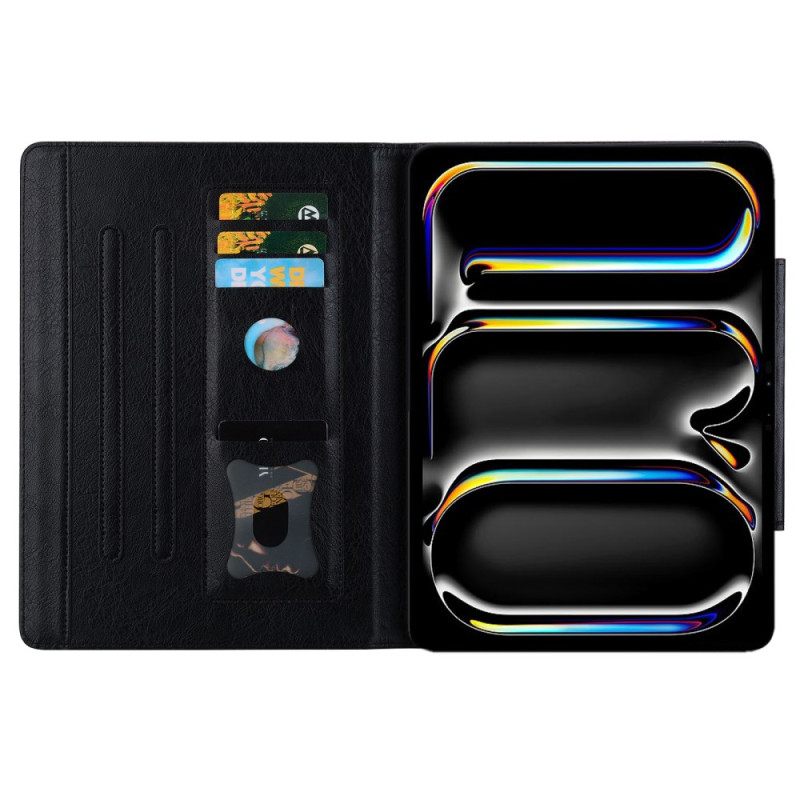 Kotelot iPad (2025) Magneettinen Kissakuvioinen Lukko