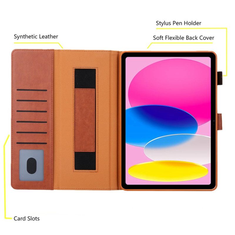 Kotelot iPad (2025) Paljetteja Hopeisella Soljella