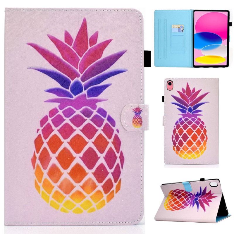 Kotelot iPad (2025) Puhelinkuoret Värikäs Ananas