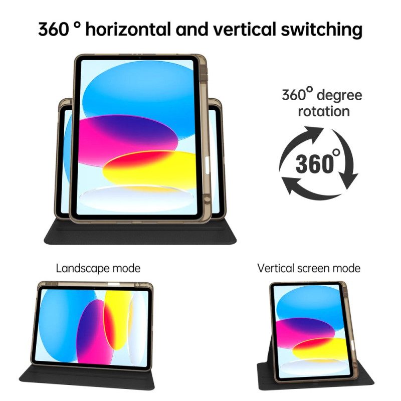 Kotelot iPad (2025) Pyörivä Pastellivärinen