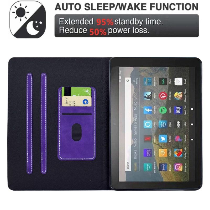 Kotelot iPad (2025) Retrotyylinen Nahkajäljitelmä