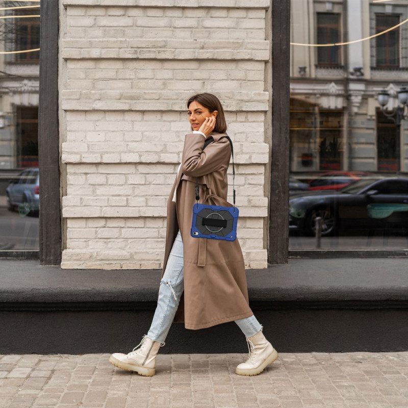 Kuori iPad (2025) Erittäin Kestävä Hihnalla