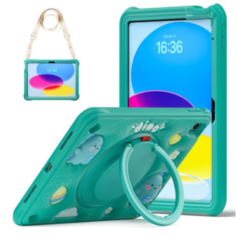 Kuori iPad (2025) Monikerroksinen Olkahihnalla