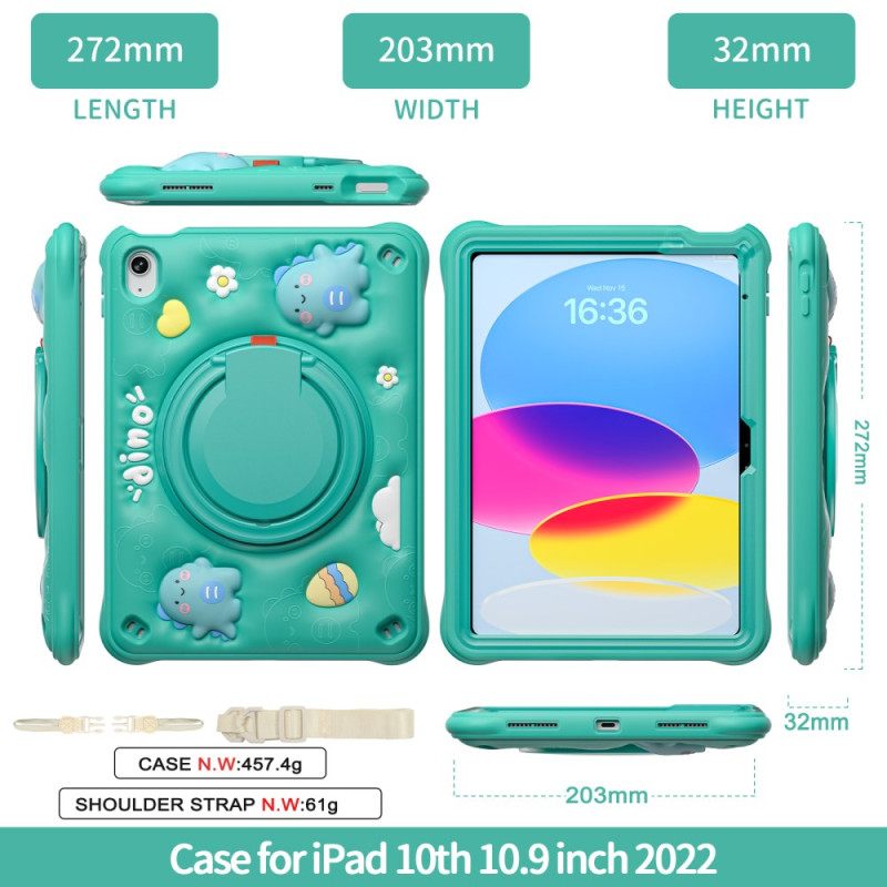 Kuori iPad (2025) Monikerroksinen Olkahihnalla