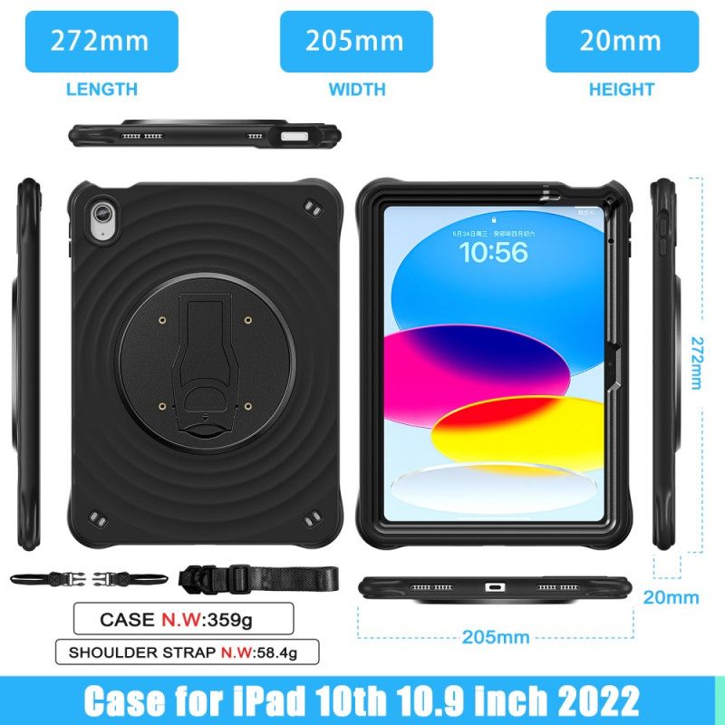 Kuori iPad (2025) Vahvistettu Tuki Ja Suojaus