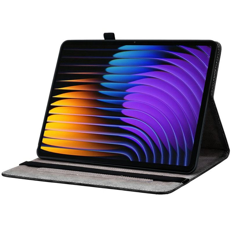 Kotelot Xiaomi Pad 7 / 7 Pro Musta Ruusu Suojakuori