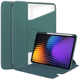 Kotelot Xiaomi Pad 7 / 7 Pro Nahkakuvioinen Ja Kääntyvä Jalusta