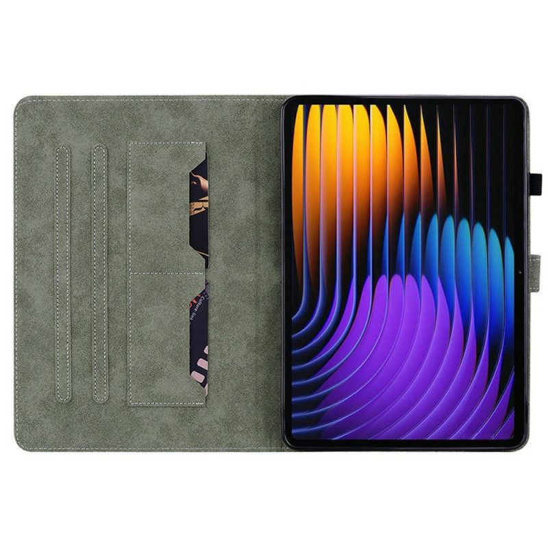 Kotelot Xiaomi Pad 7 / 7 Pro Vintage-keinonahka