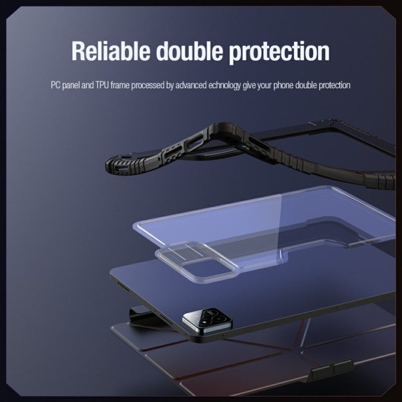 Kuoret Xiaomi Pad 7 / 7 Pro Nillkin-nahkakotelo Puskurilla