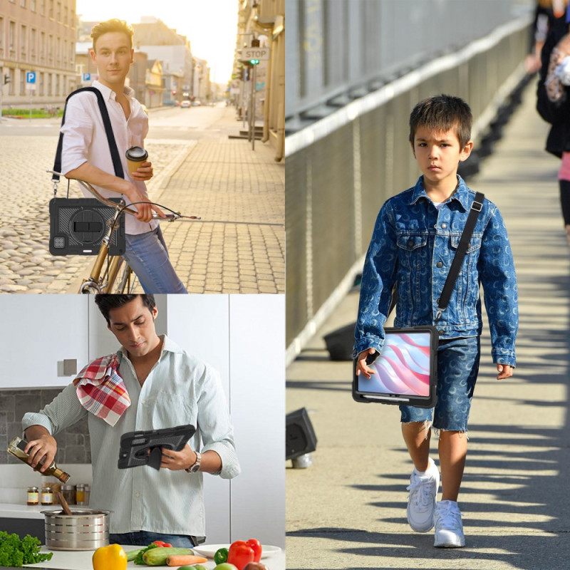 Kuori Xiaomi Pad 7 / 7 Pro Erittäin Kestävä Jalustalla Ja Olkahihnalla