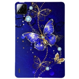 Kuori Xiaomi Pad 7 / 7 Pro Sinisiä Perhosia Ja Timantteja Suojakuori