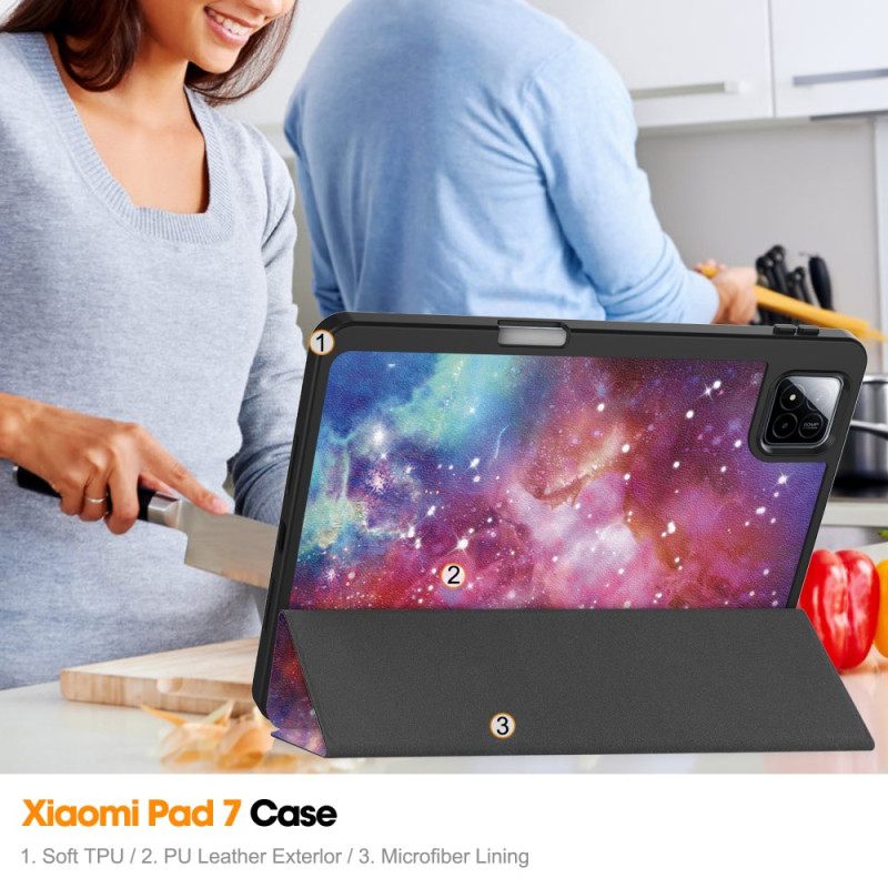 Xiaomi Pad 7 / 7 Pro Galaksikuvio -kynäteline