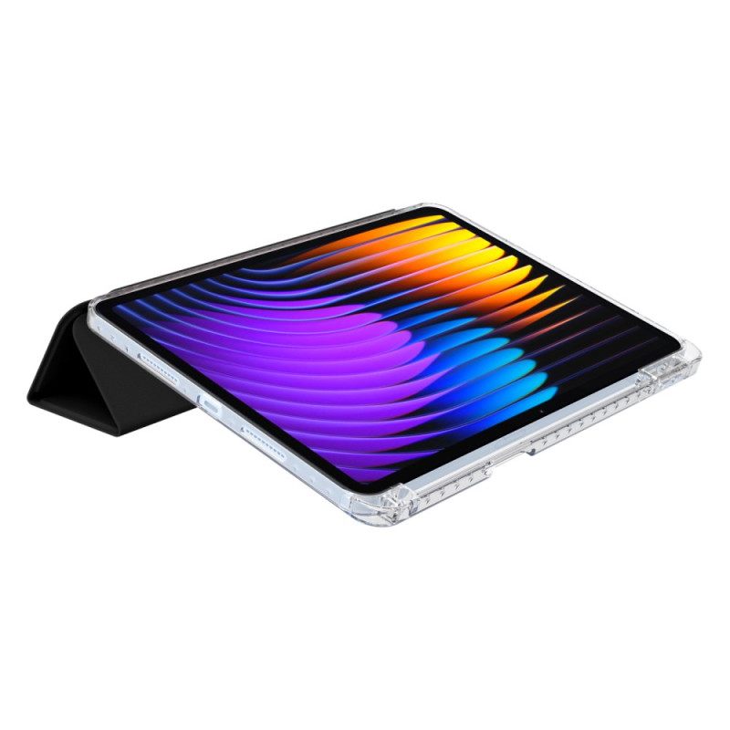 Xiaomi Pad 7 / 7 Pro Keinonahkaa Origami-suojalla