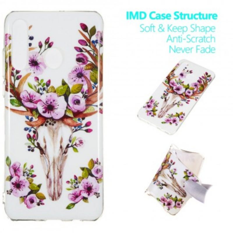 Case Huawei P30 Lite Fluoresoiva Kukka Wapiti