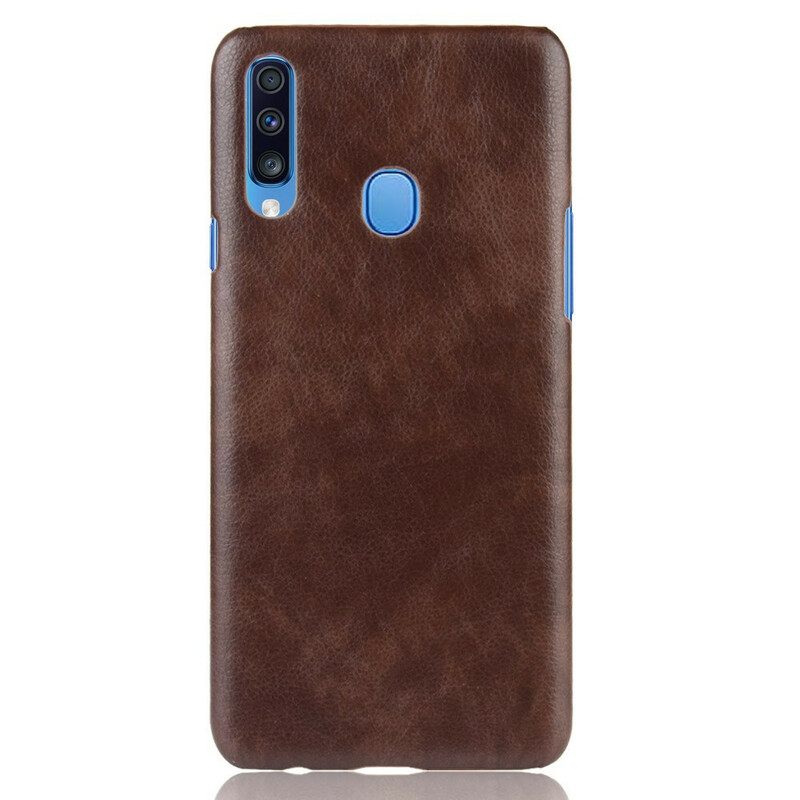 Kuori Samsung Galaxy A20s Litchin Nahkaefekti