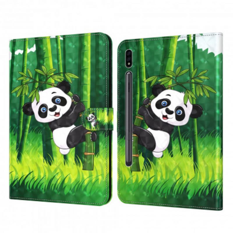 Flip Case Samsung Galaxy Tab S7 / Tab S8 Panda