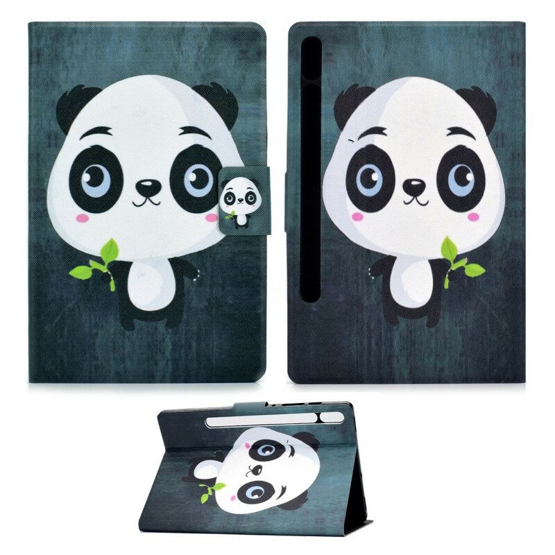 Kotelot Samsung Galaxy Tab S7 / Tab S8 Baby Panda