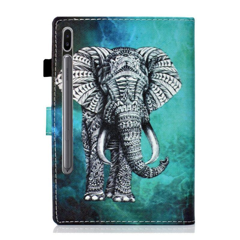 Kotelot Samsung Galaxy Tab S7 / Tab S8 Tribal Elephant