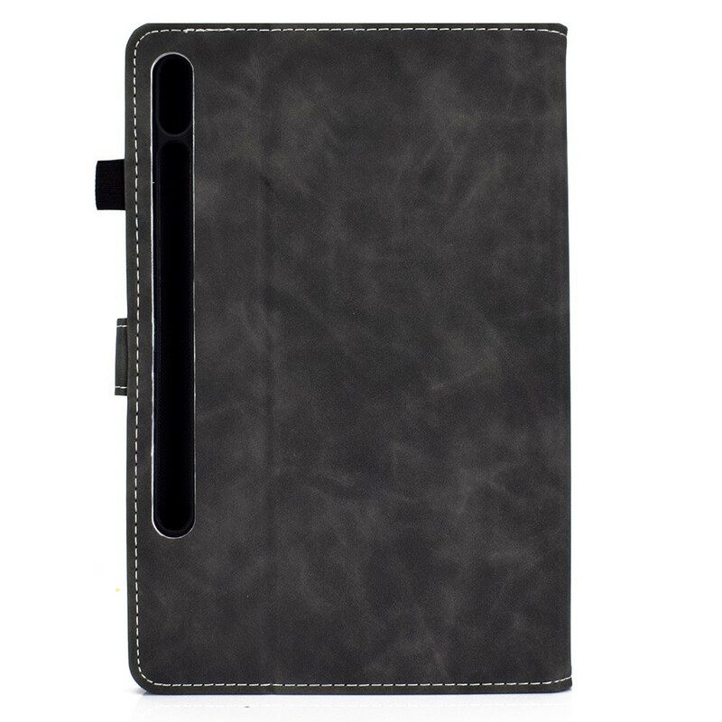 Kotelot Samsung Galaxy Tab S7 / Tab S8 Vintage Design Nahkaefekti