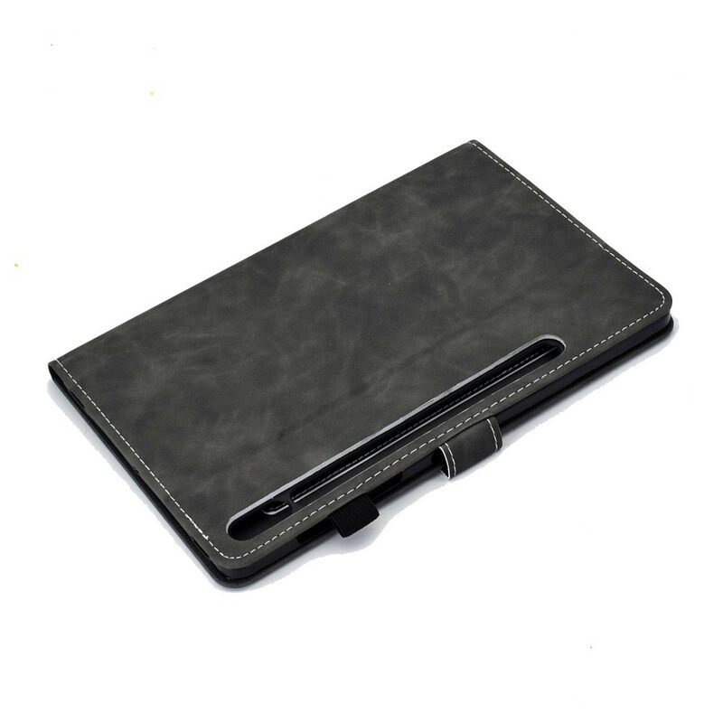 Kotelot Samsung Galaxy Tab S7 / Tab S8 Vintage Design Nahkaefekti