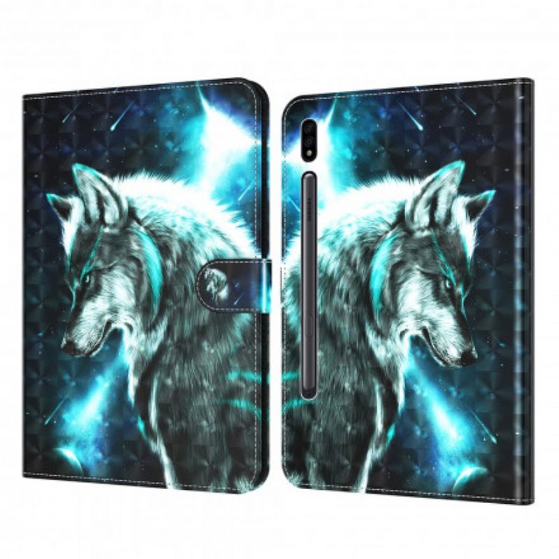 Kotelot Samsung Galaxy Tab S7 / Tab S8 Wolf