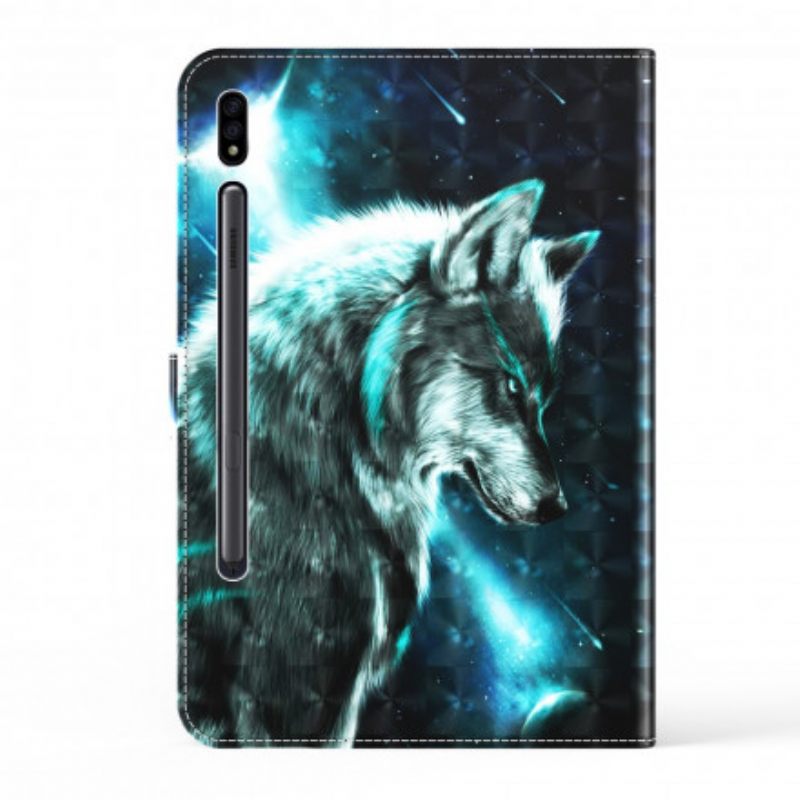 Kotelot Samsung Galaxy Tab S7 / Tab S8 Wolf