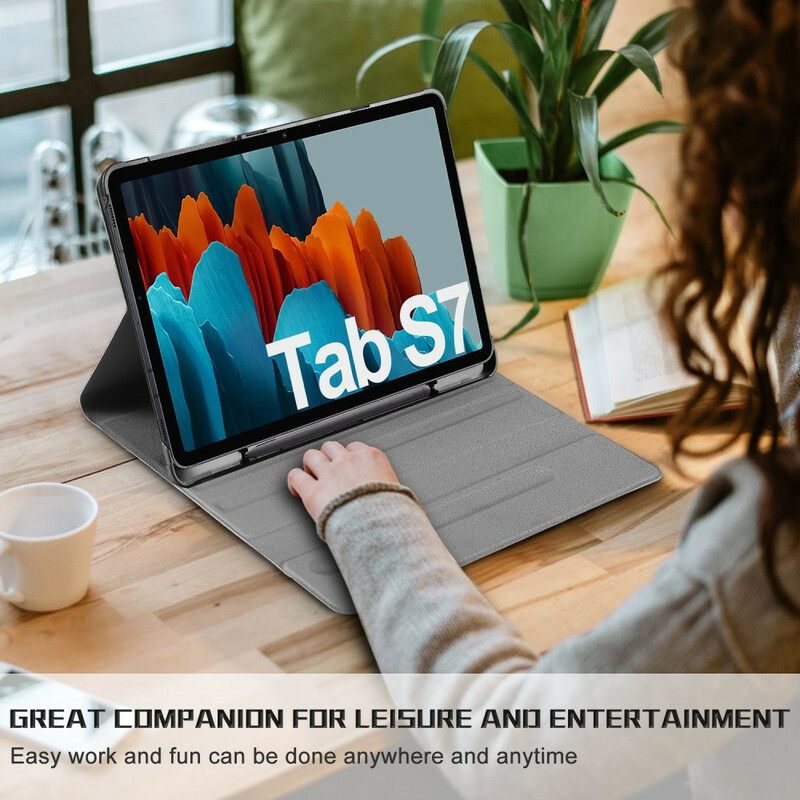 Kuoret Samsung Galaxy Tab S7 / Tab S8 Style Premium Leather