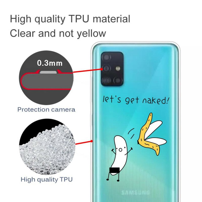 Case Samsung Galaxy A51 Banana Ollaan Alasti