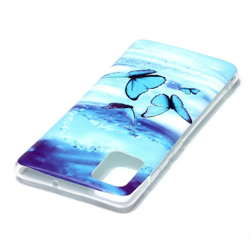 Case Samsung Galaxy A51 Fluorescent Butterfly Sarja