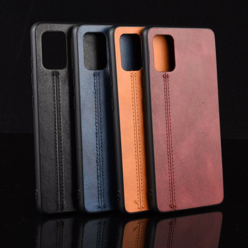 Kuori Samsung Galaxy A51 Couture Nahkaefekti