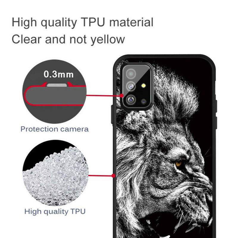 Kuori Samsung Galaxy A51 Fierce Lion