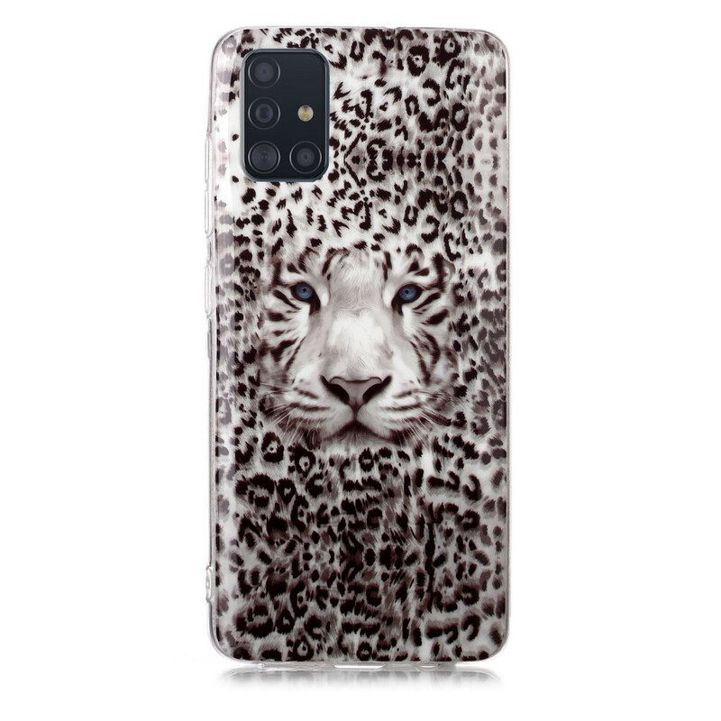 Kuori Samsung Galaxy A51 Fluoresoiva Leopard